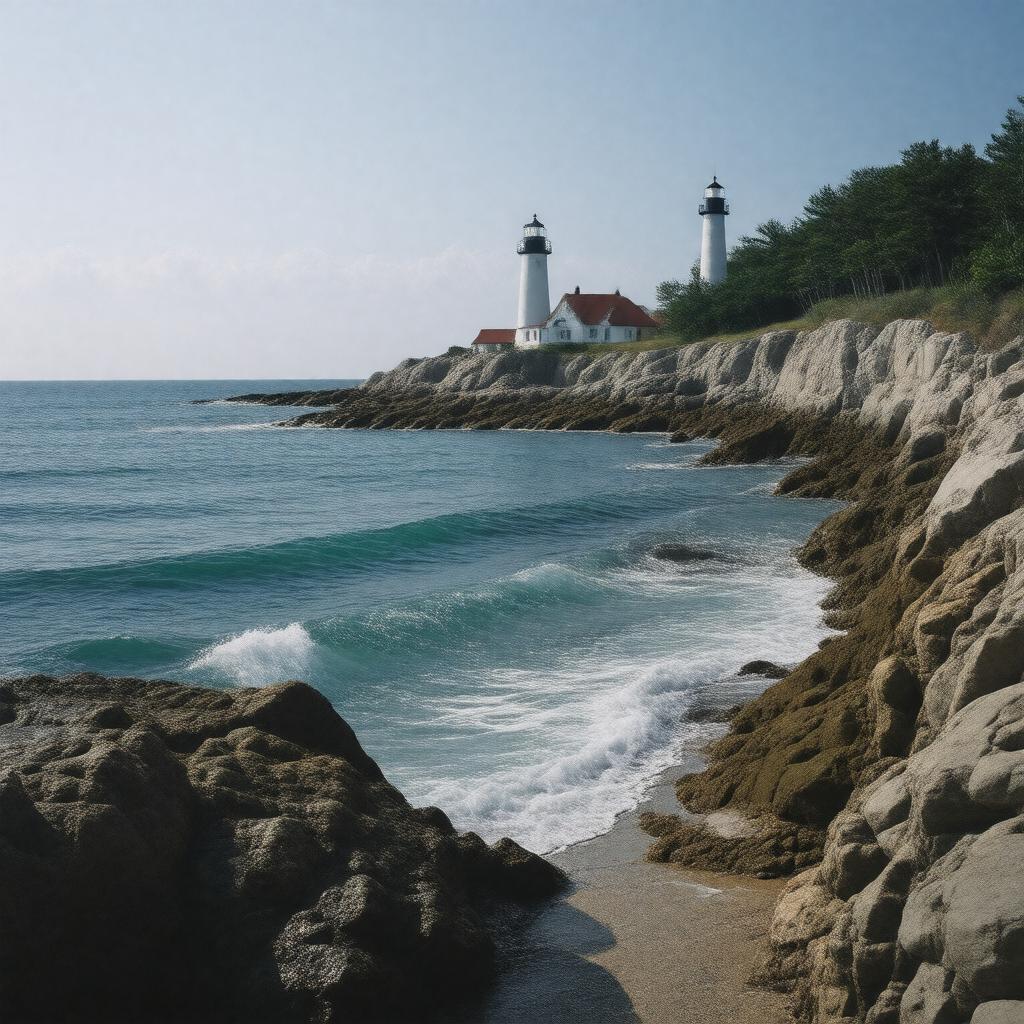 AI-created image of The Ocean State