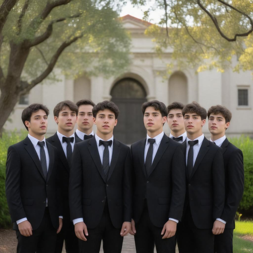 Click to view larger image AI-created image of The Octet