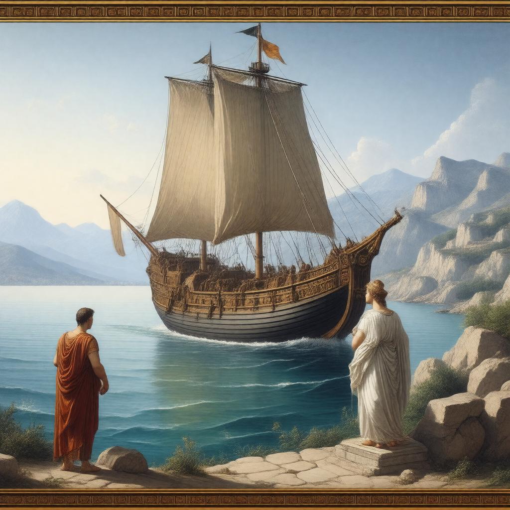 AI-created image of The Odyssey