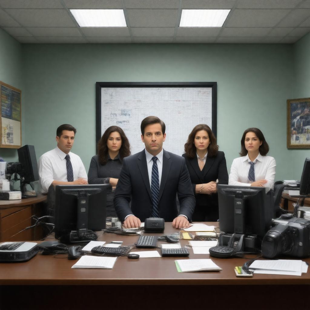 AI-created image of The Office