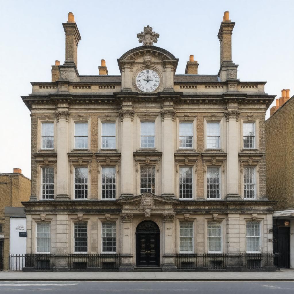 AI-created image of The Old Bethnal Green Town Hall