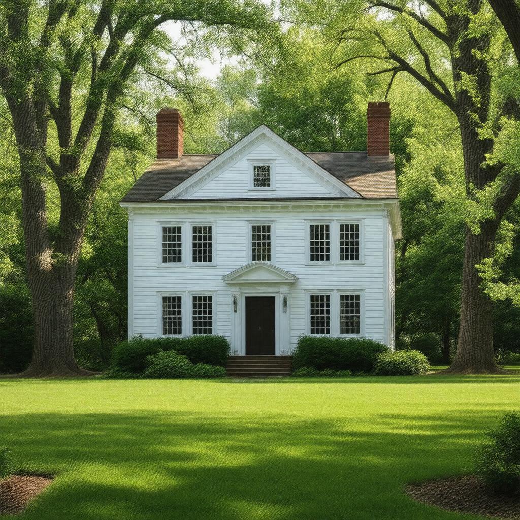 AI-created image of The Old Manse