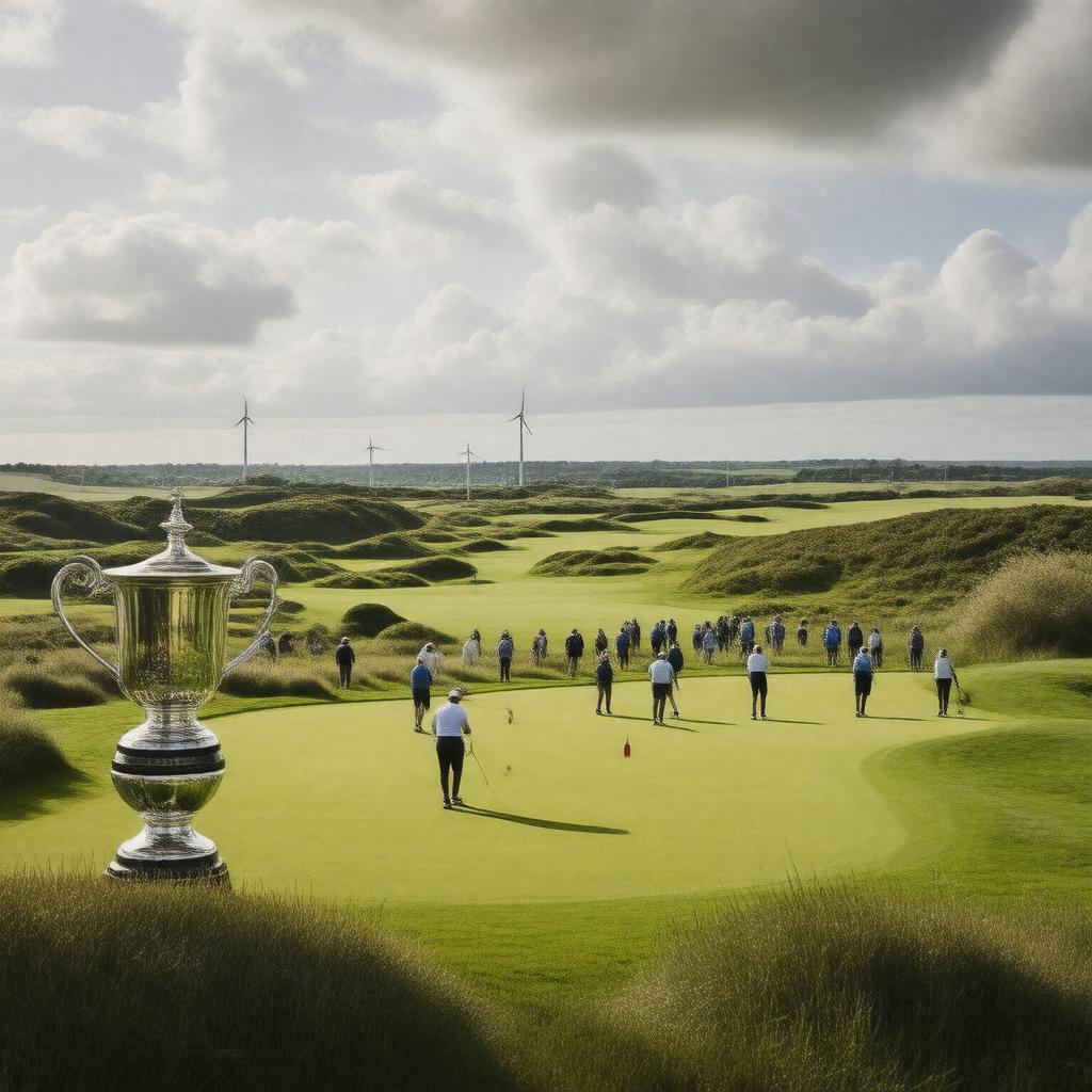 AI-created image of The Open Championship
