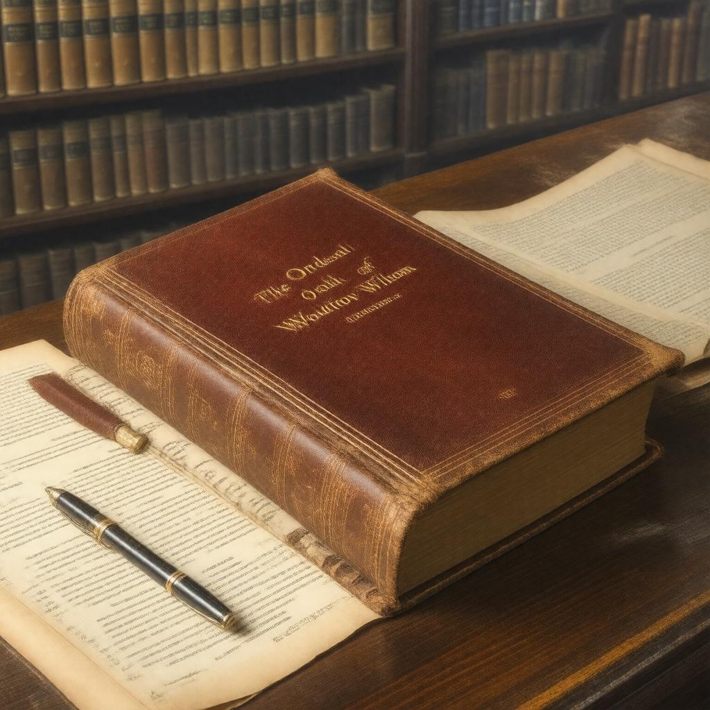 AI-created image of The Ordeal of Woodrow Wilson