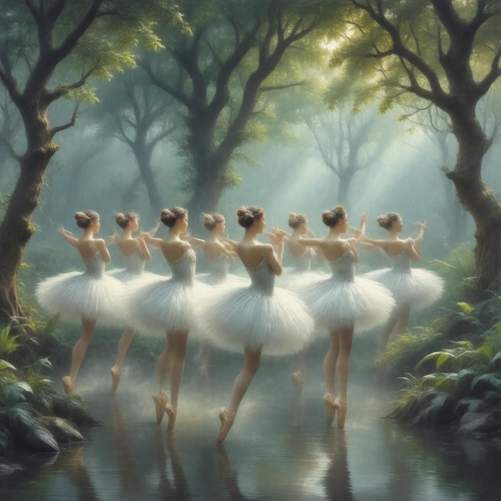 AI-created image of The Oread (ballet)