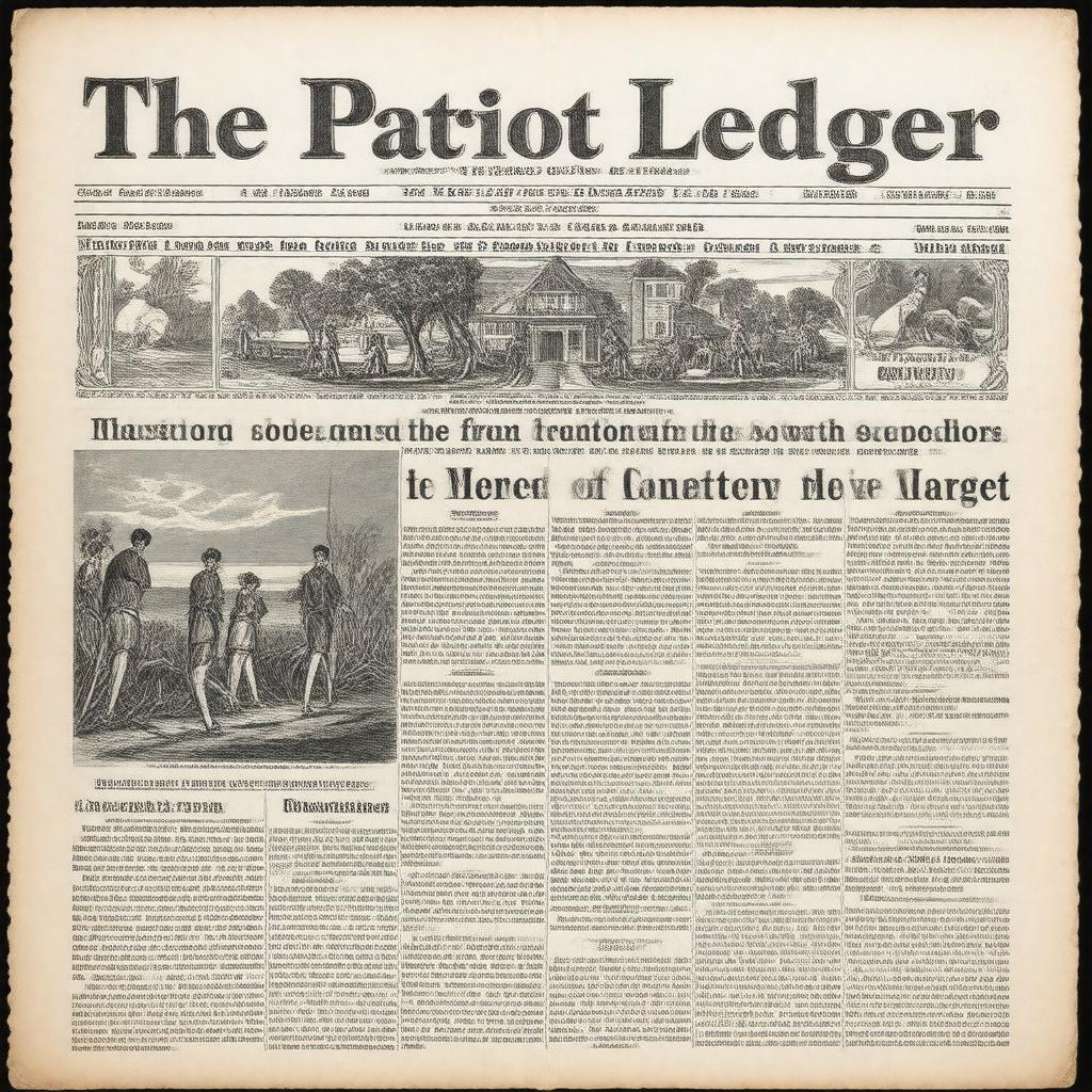 AI-created image of The Patriot Ledger