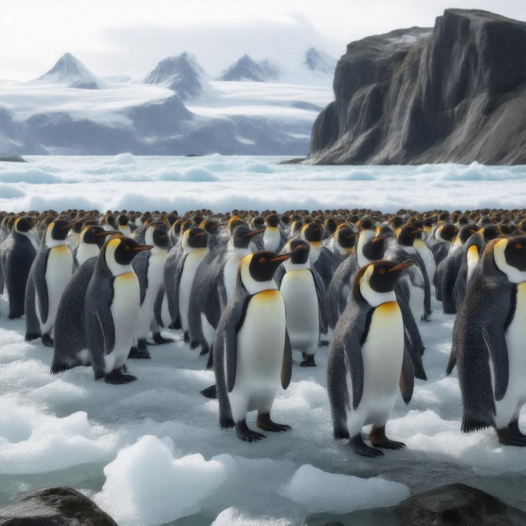 Click to view larger image AI-created image of The Penguin Colony
