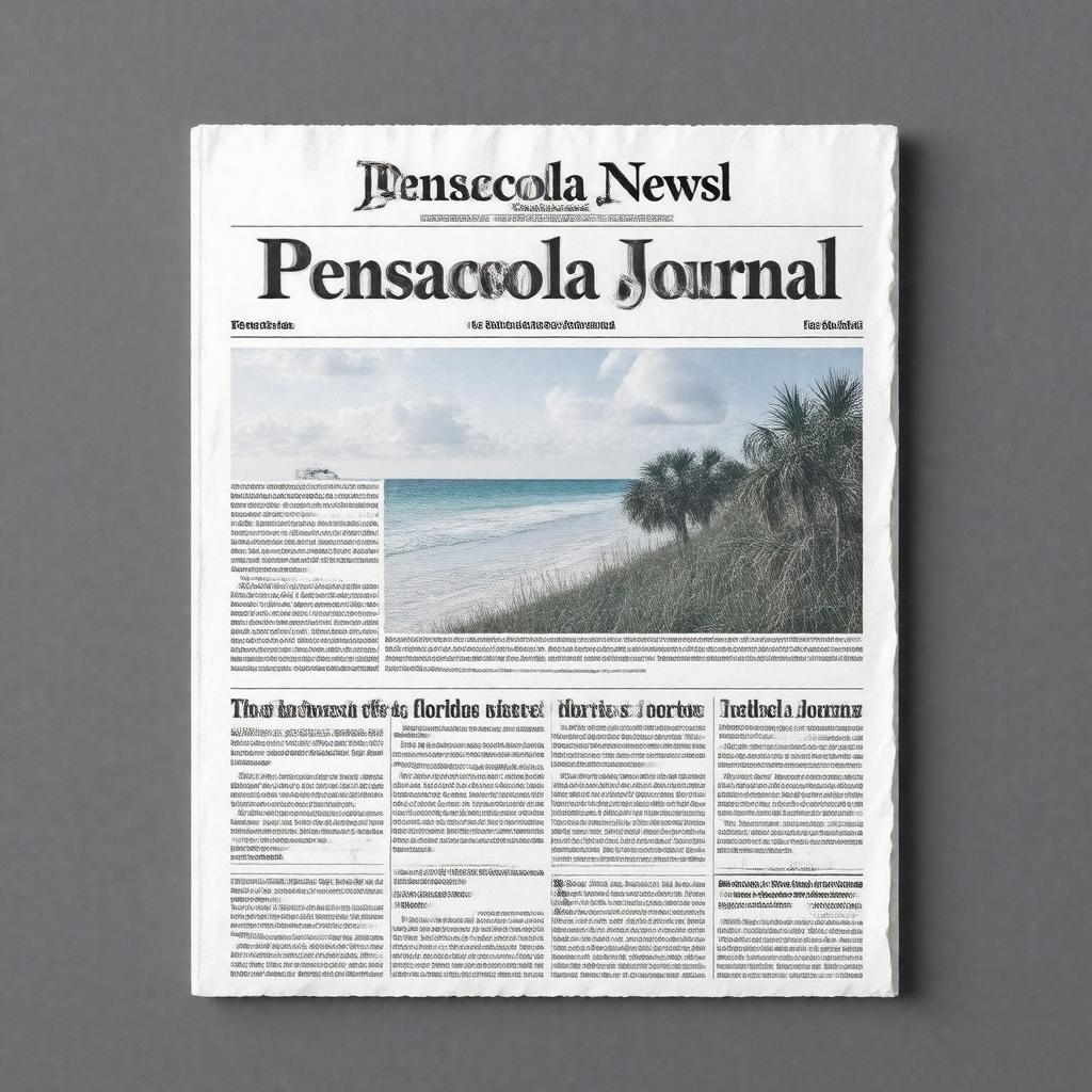 AI-created image of The Pensacola News Journal