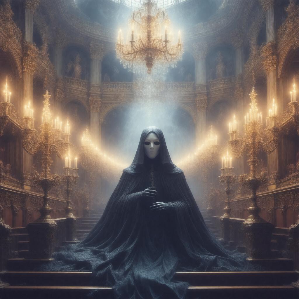AI-created image of The Phantom of the Opera