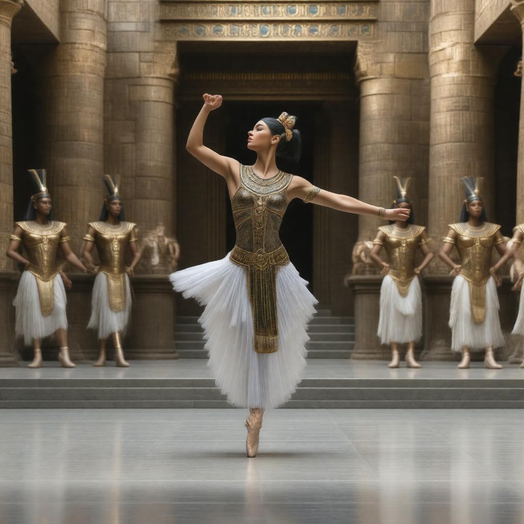 AI-created image of The Pharaoh's Daughter (ballet)