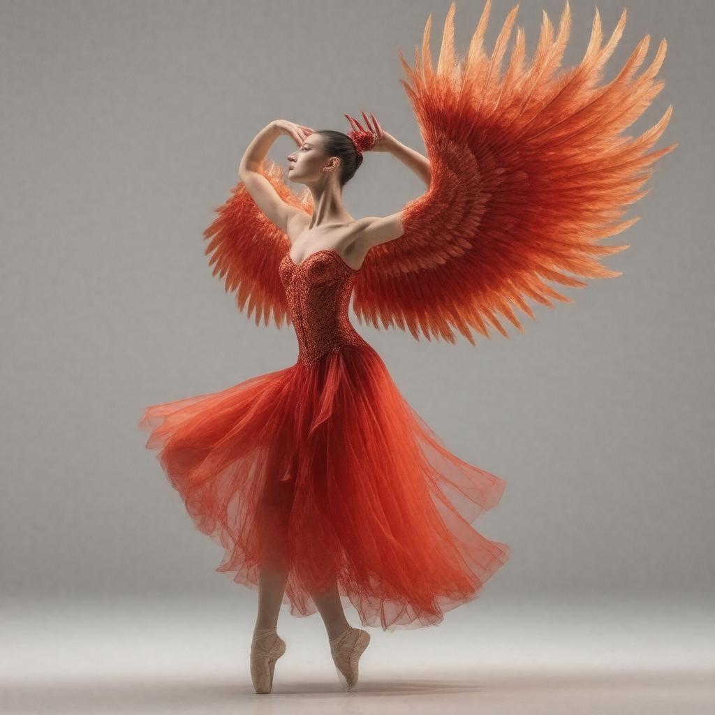 AI-created image of The Phoenix (ballet)