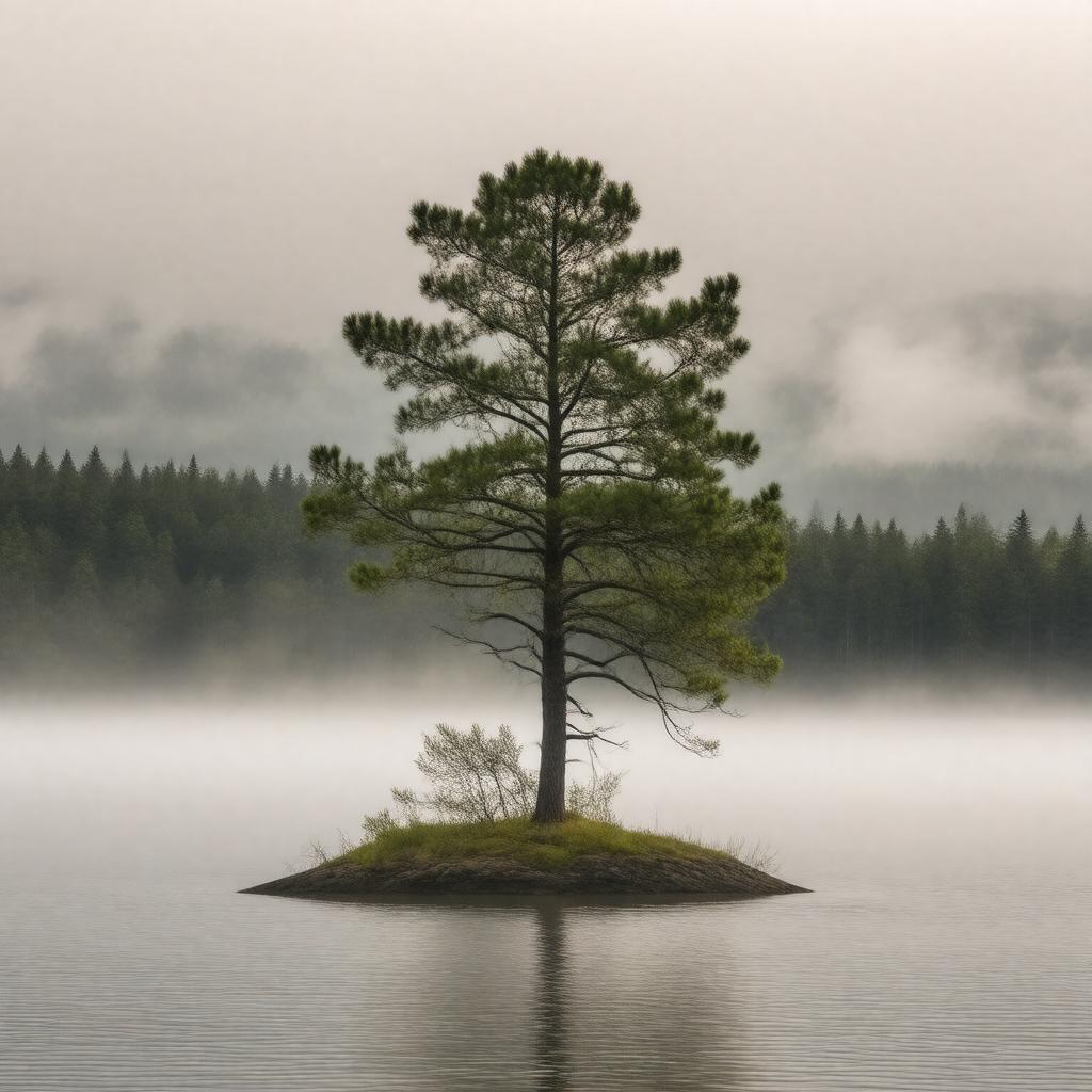 AI-created image of The Pine Tree State