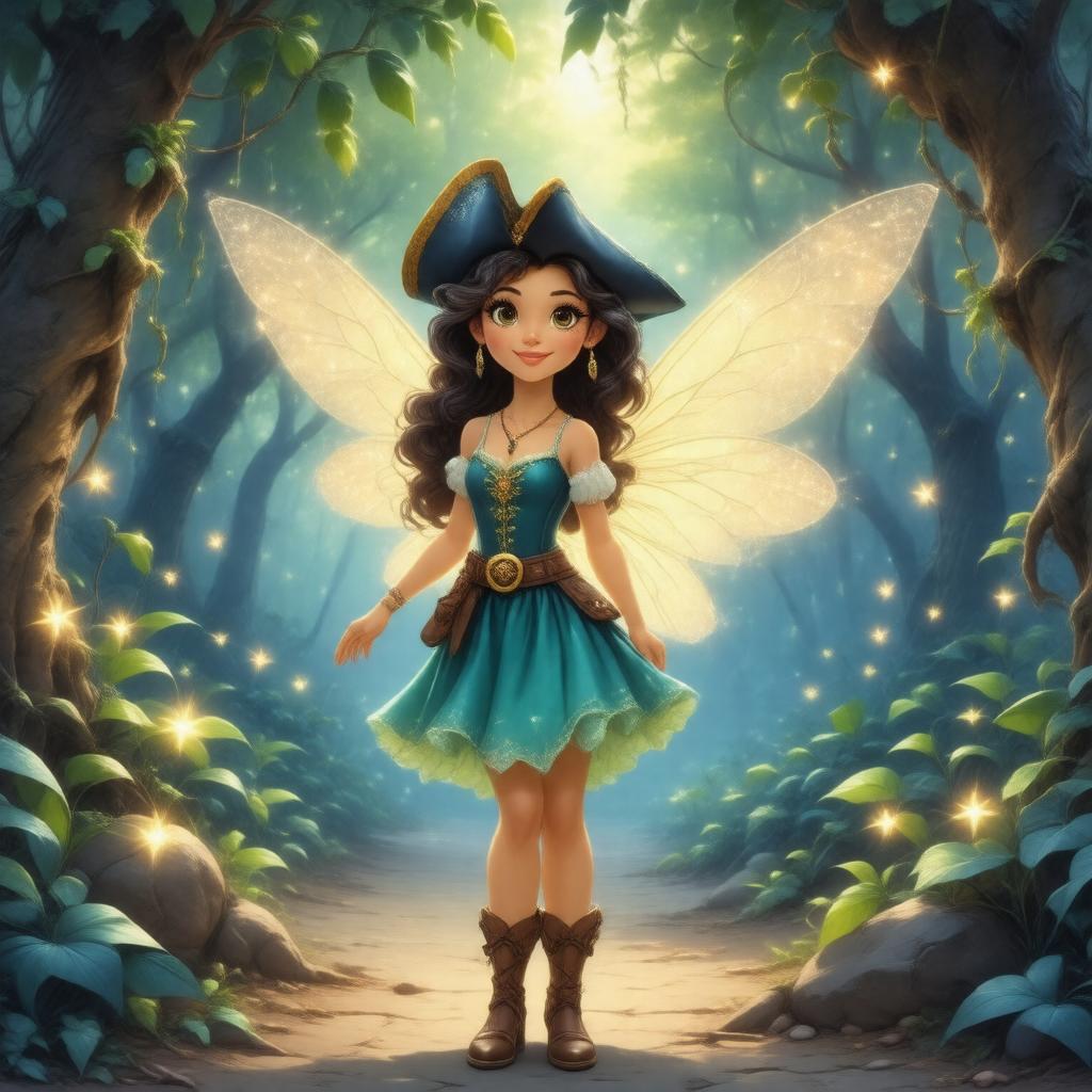 AI-created image of The Pirate Fairy