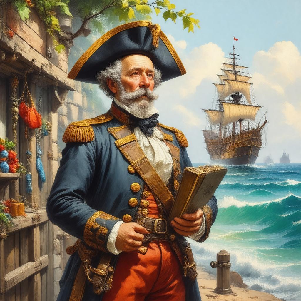 AI-created image of The Pirates of Penzance