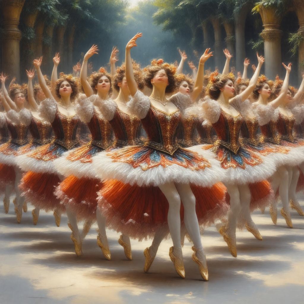 AI-created image of The Polovtsian Dances (ballet)