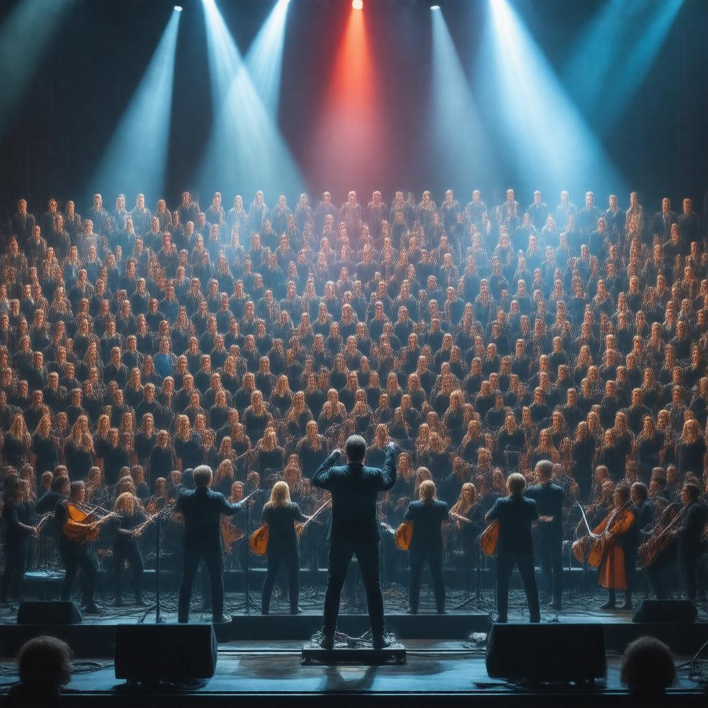 AI-created image of The Polyphonic Spree