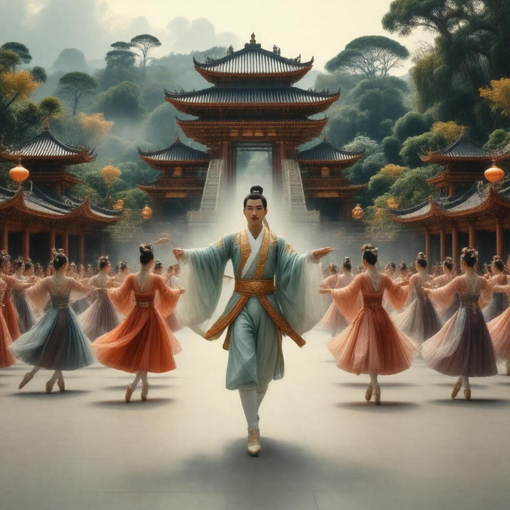 AI-created image of The Prince of the Pagodas