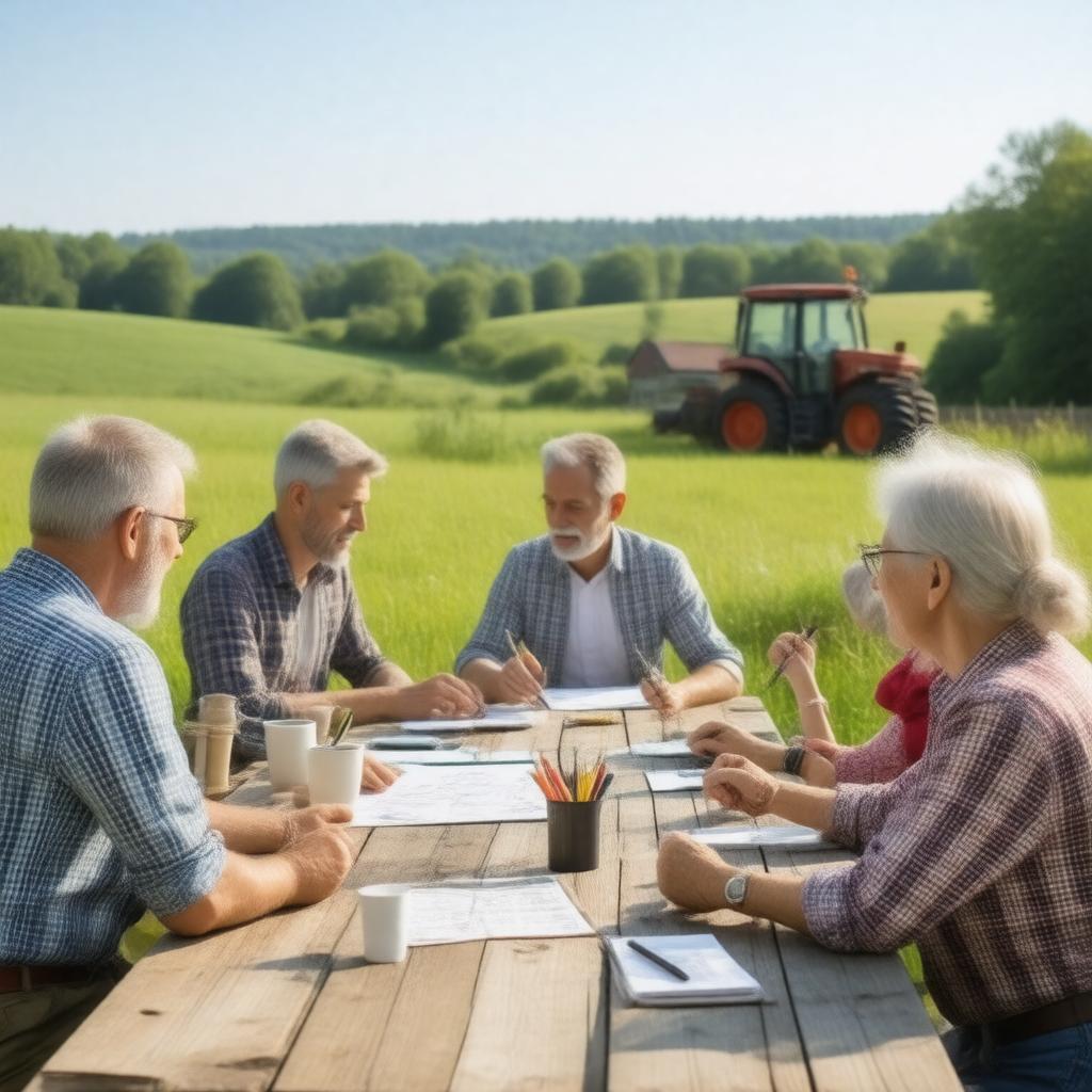 AI-created image of The Prince’s Farm Resilience Programme