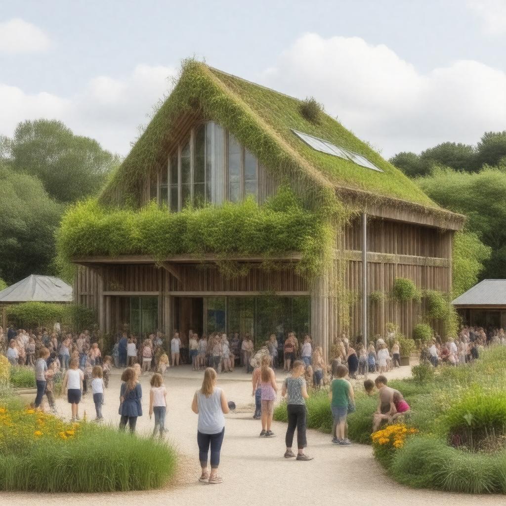 Click to view larger image AI-created image of The Prince's Foundation for Sustainable Living