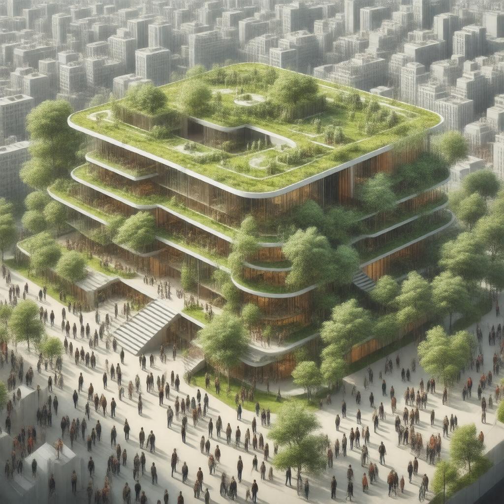 AI-created image of The Prince's Foundation for the Built Environment and Education