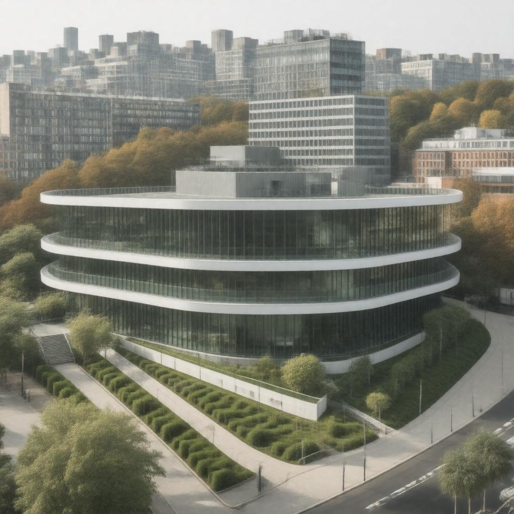 AI-created image of The Prince's Foundation for the Built Environment and the Environment