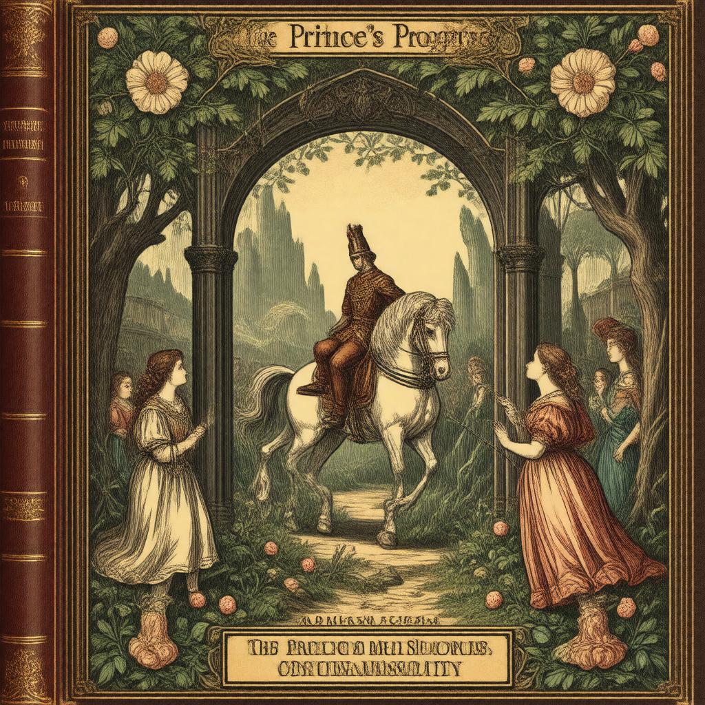 AI-created image of The Prince's Progress and Other Poems