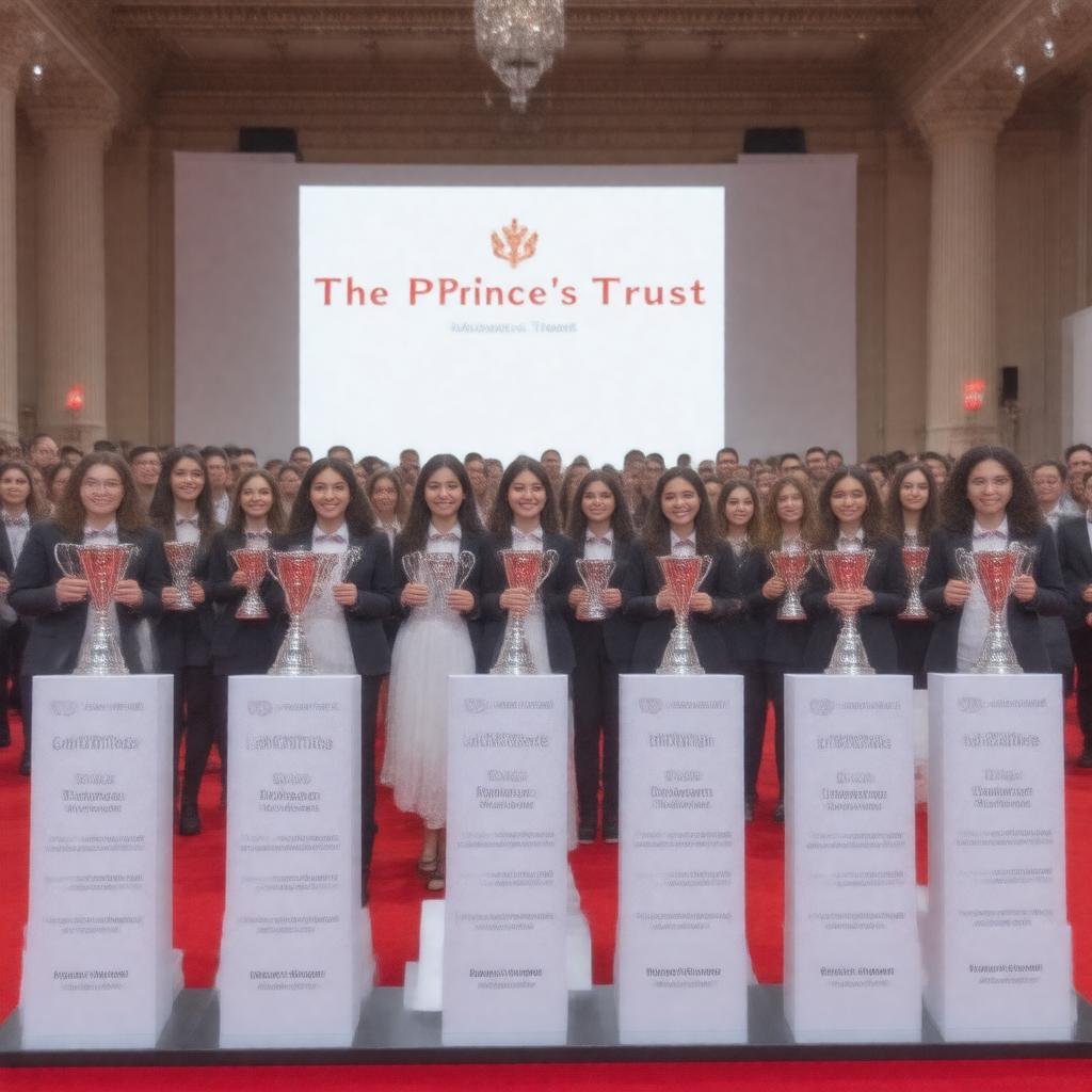 Click to view larger image AI-created image of The Prince's Trust Awards
