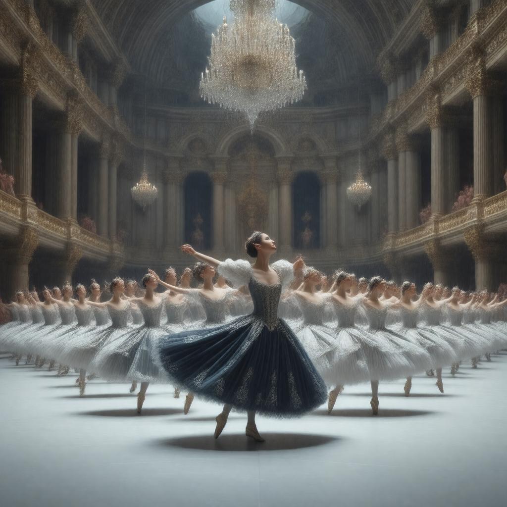 AI-created image of The Princess (ballet)