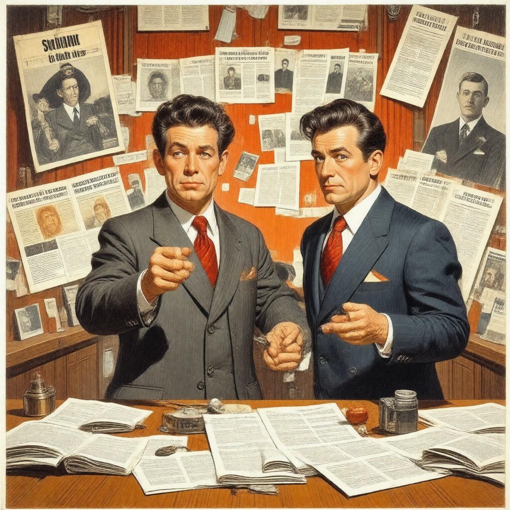 AI-created image of The Producers