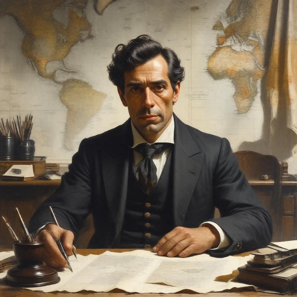 AI-created image of The Professor