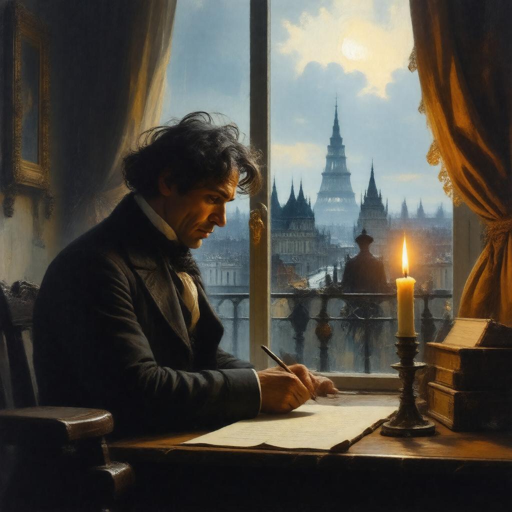 AI-created image of The Purloined Letter