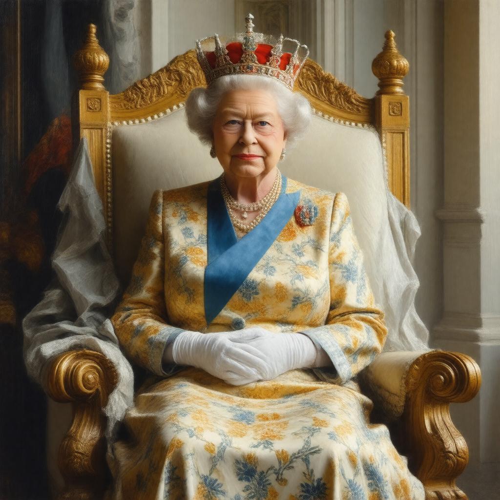 AI-created image of The Queen