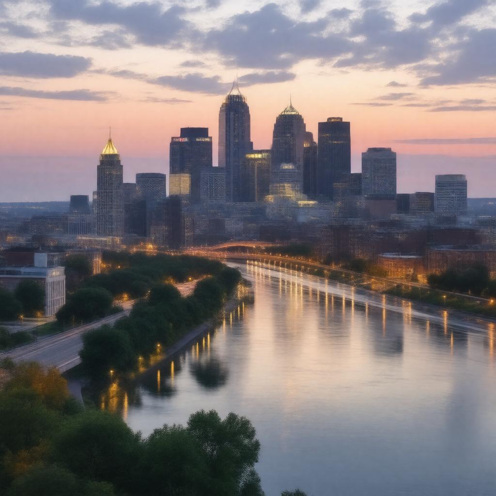 AI-created image of The Queen City