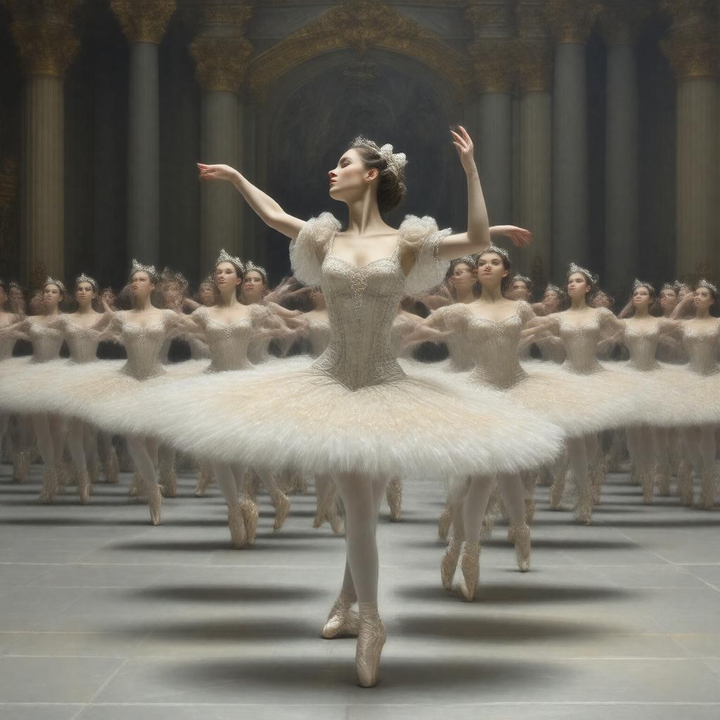 AI-created image of The Queen (ballet)
