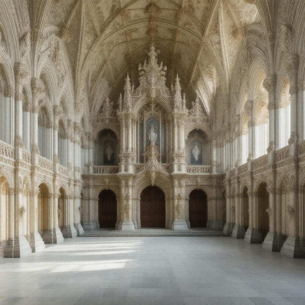 AI-created image of The Queen's College Chapel