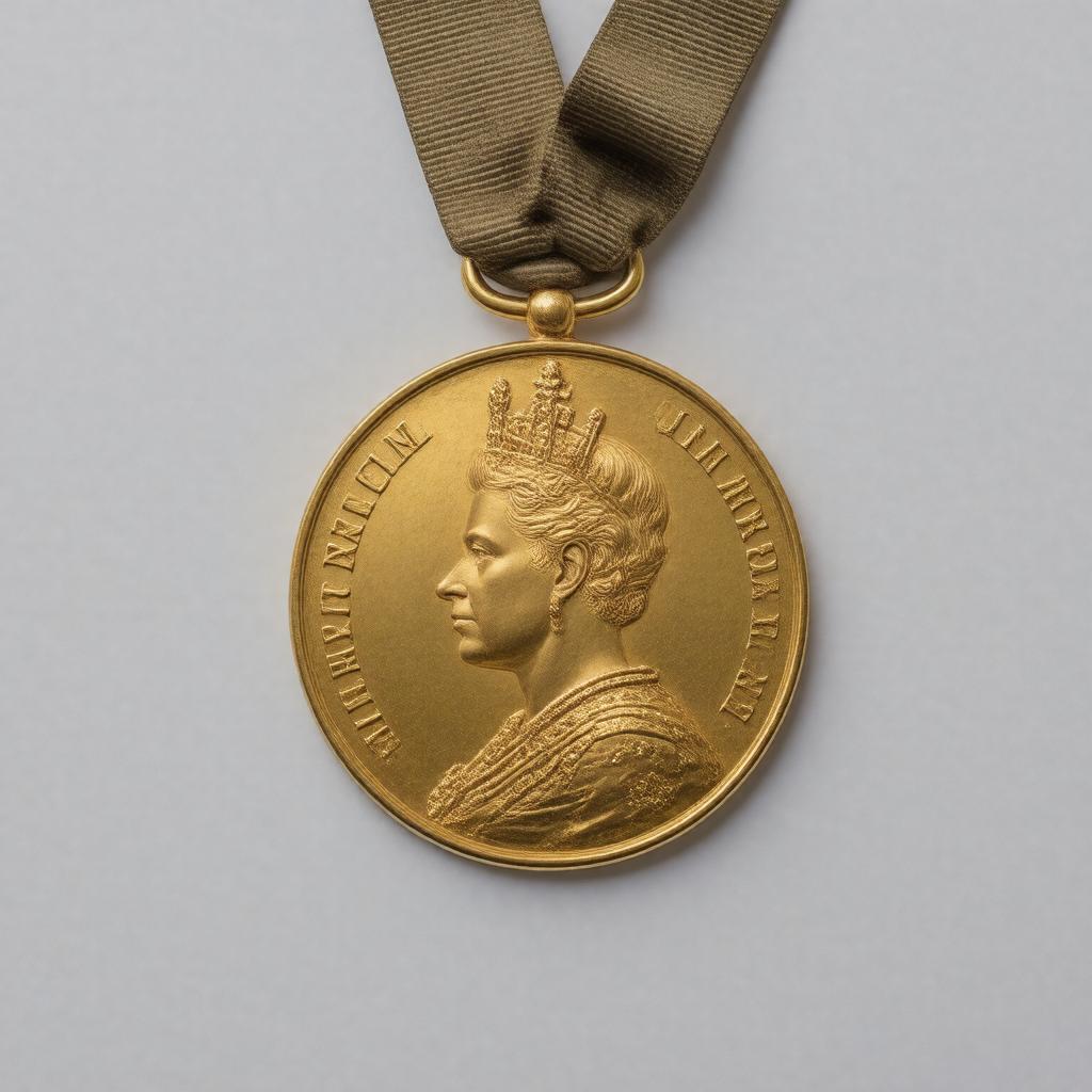 AI-created image of The Queen's Medal