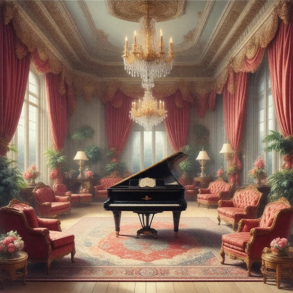 Click to view larger image AI-created image of The Queen's Suite