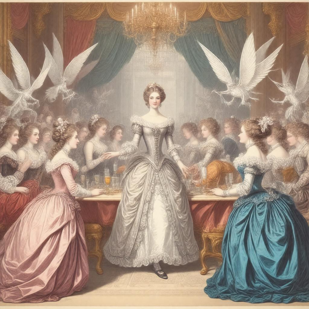 AI-created image of The Rape of the Lock