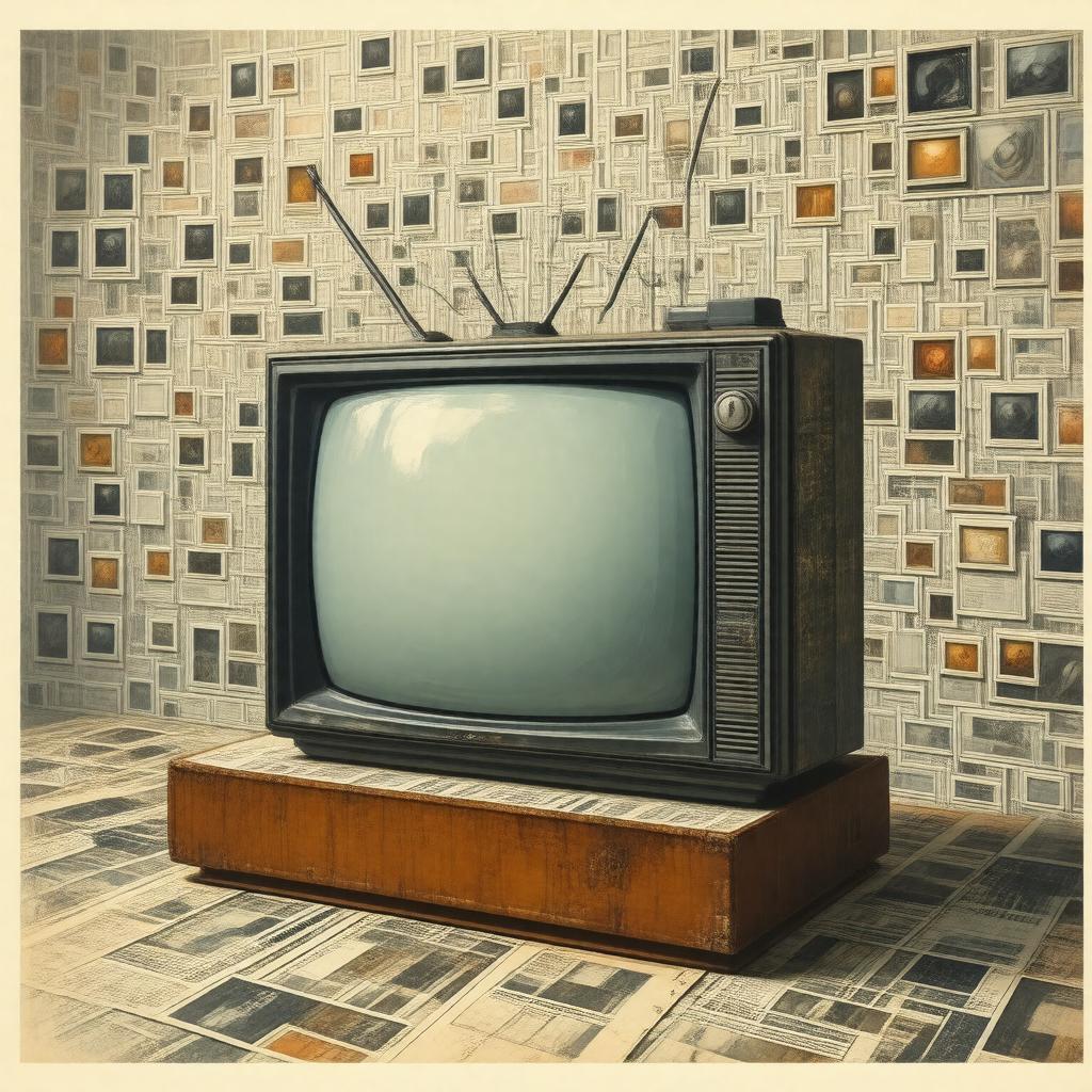 AI-created image of The Reality of the Mass Media