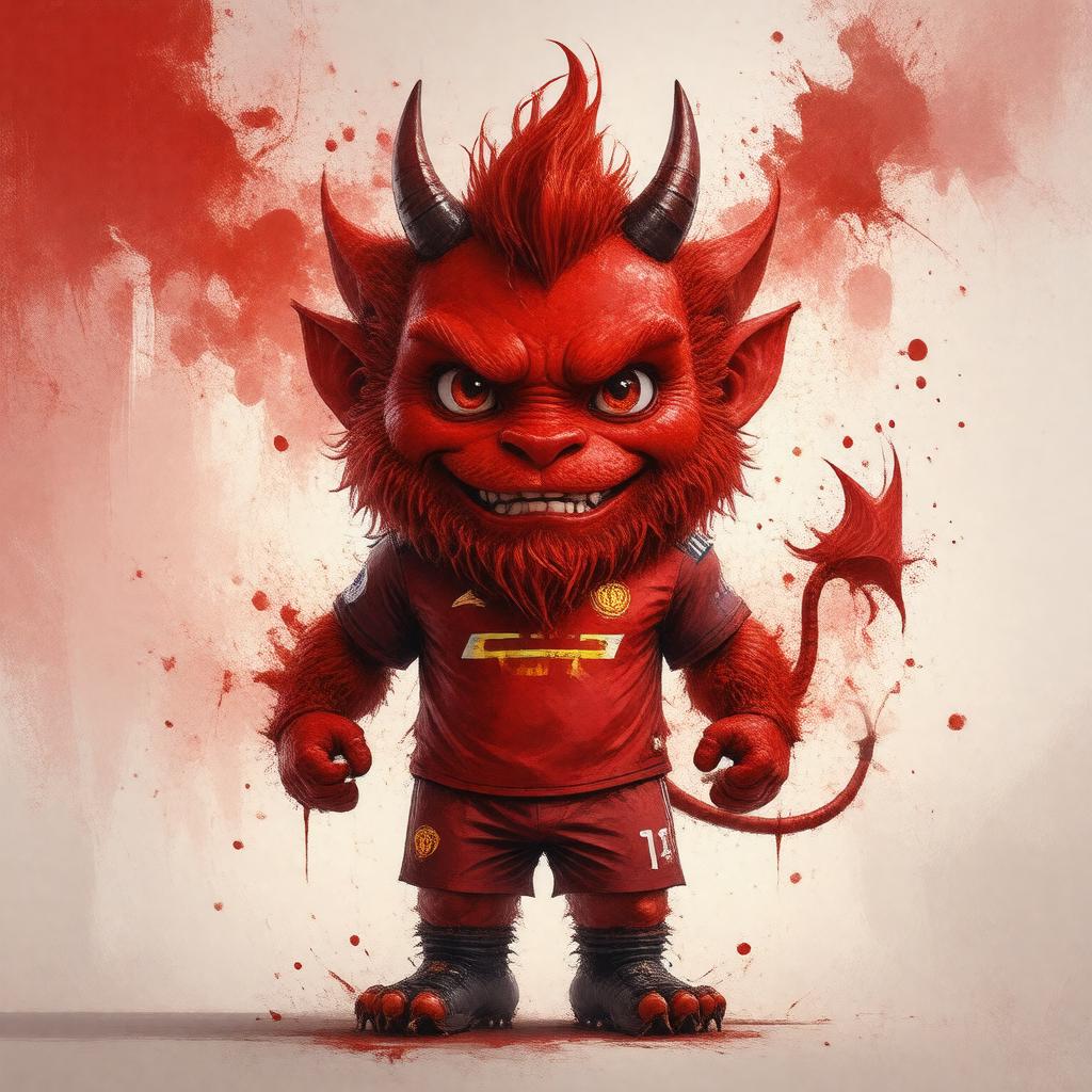 AI-created image of The Red Devils