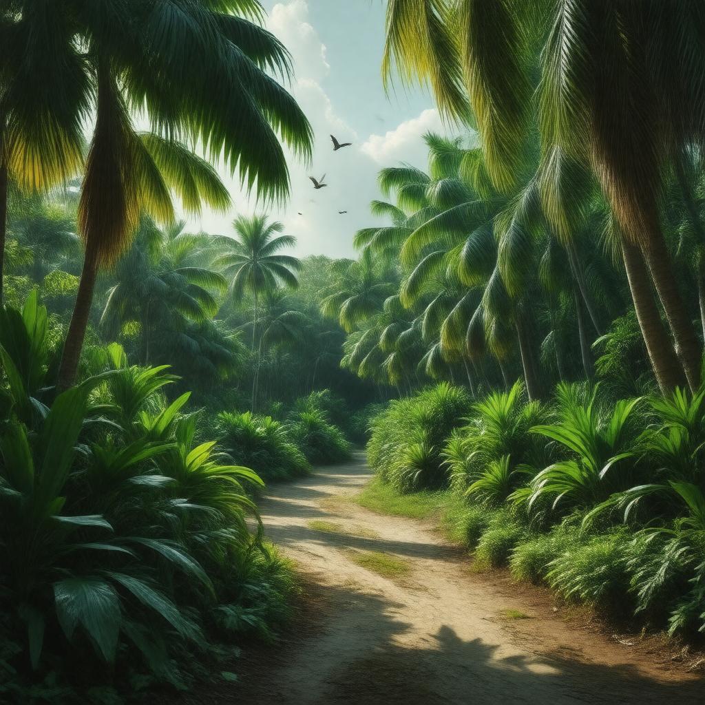 AI-created image of The Retreat Garden