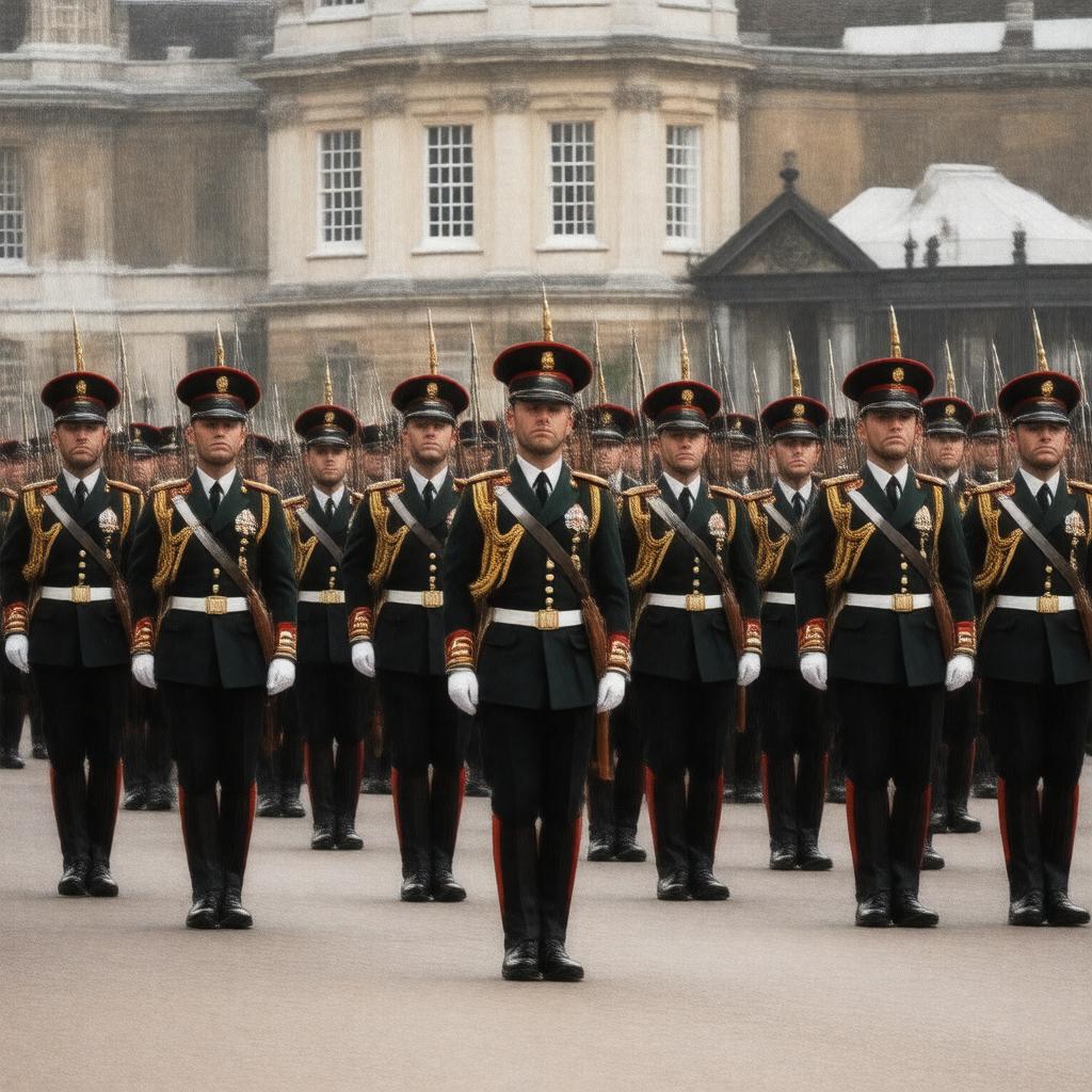 AI-created image of The Rifles (British Army)