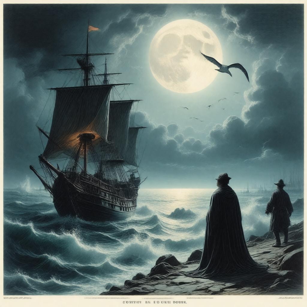 AI-created image of The Rime of the Ancient Mariner