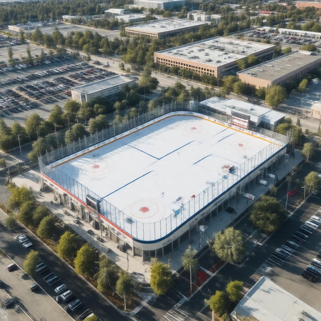 Click to view larger image AI-created image of The Rinks Lakewood ICE