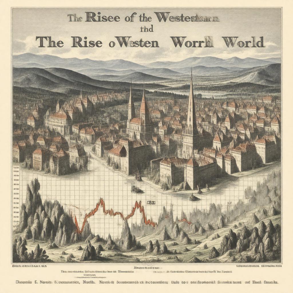 AI-created image of The Rise of the Western World