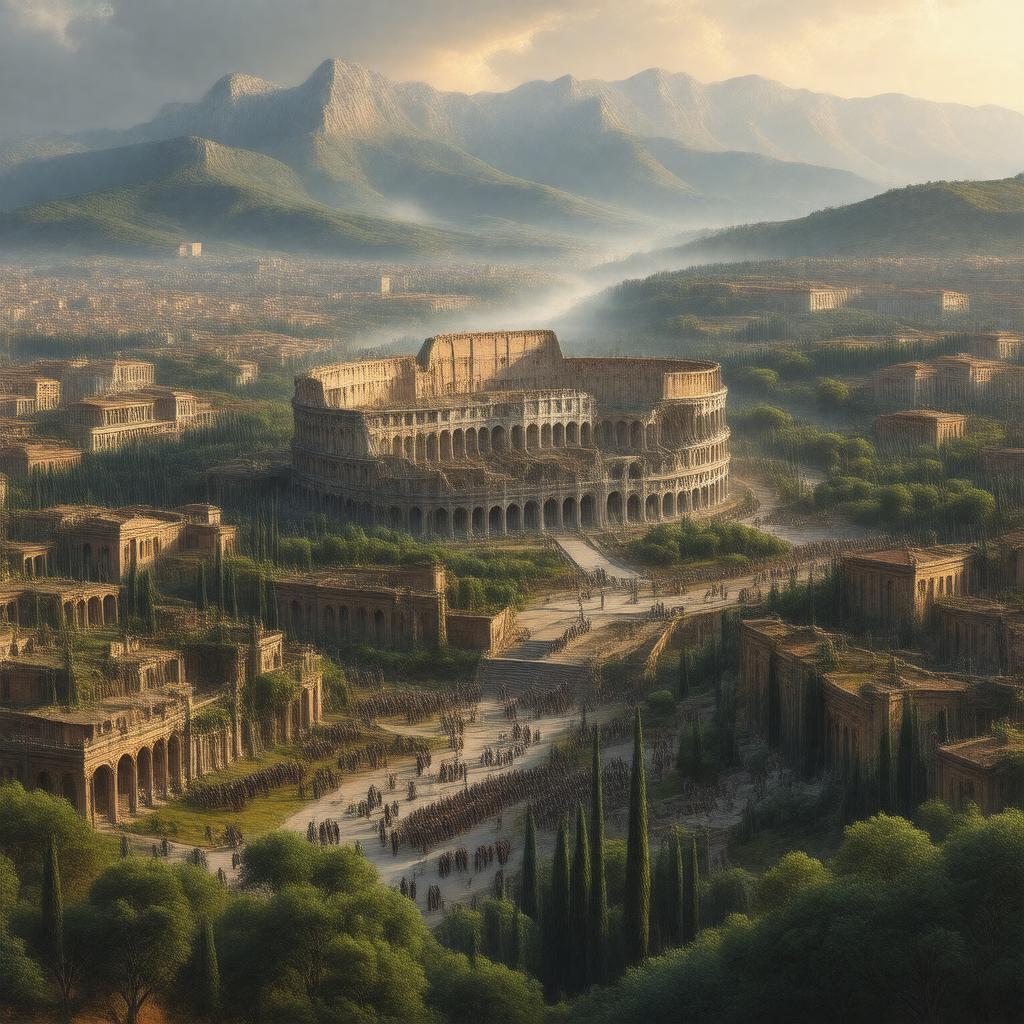 AI-created image of The Roman Empire