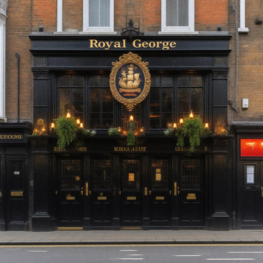 AI-created image of The Royal George (pub)