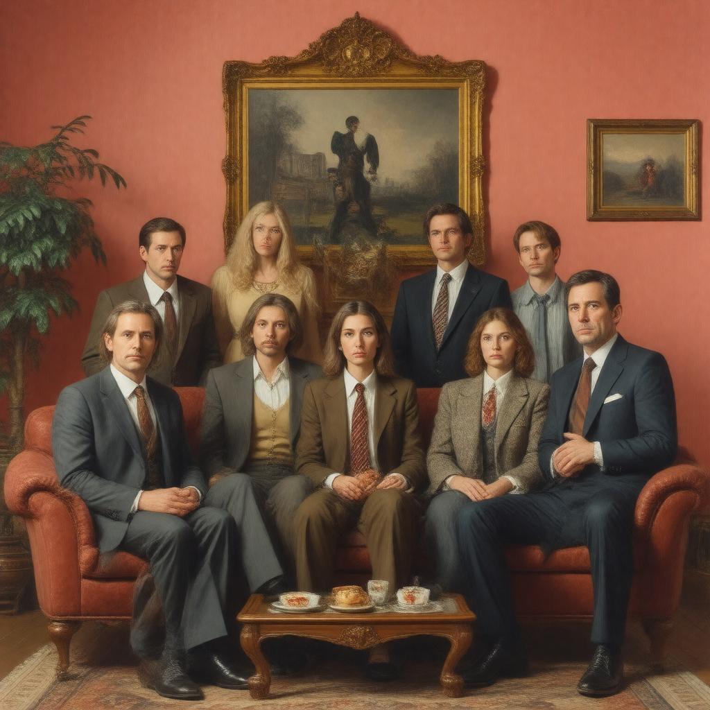 AI-created image of The Royal Tenenbaums