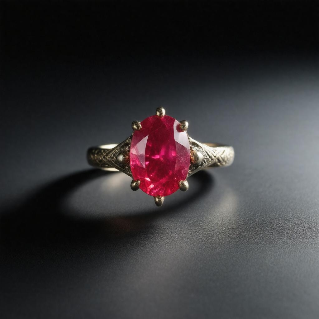 Click to view larger image AI-created image of The Ruby Ring