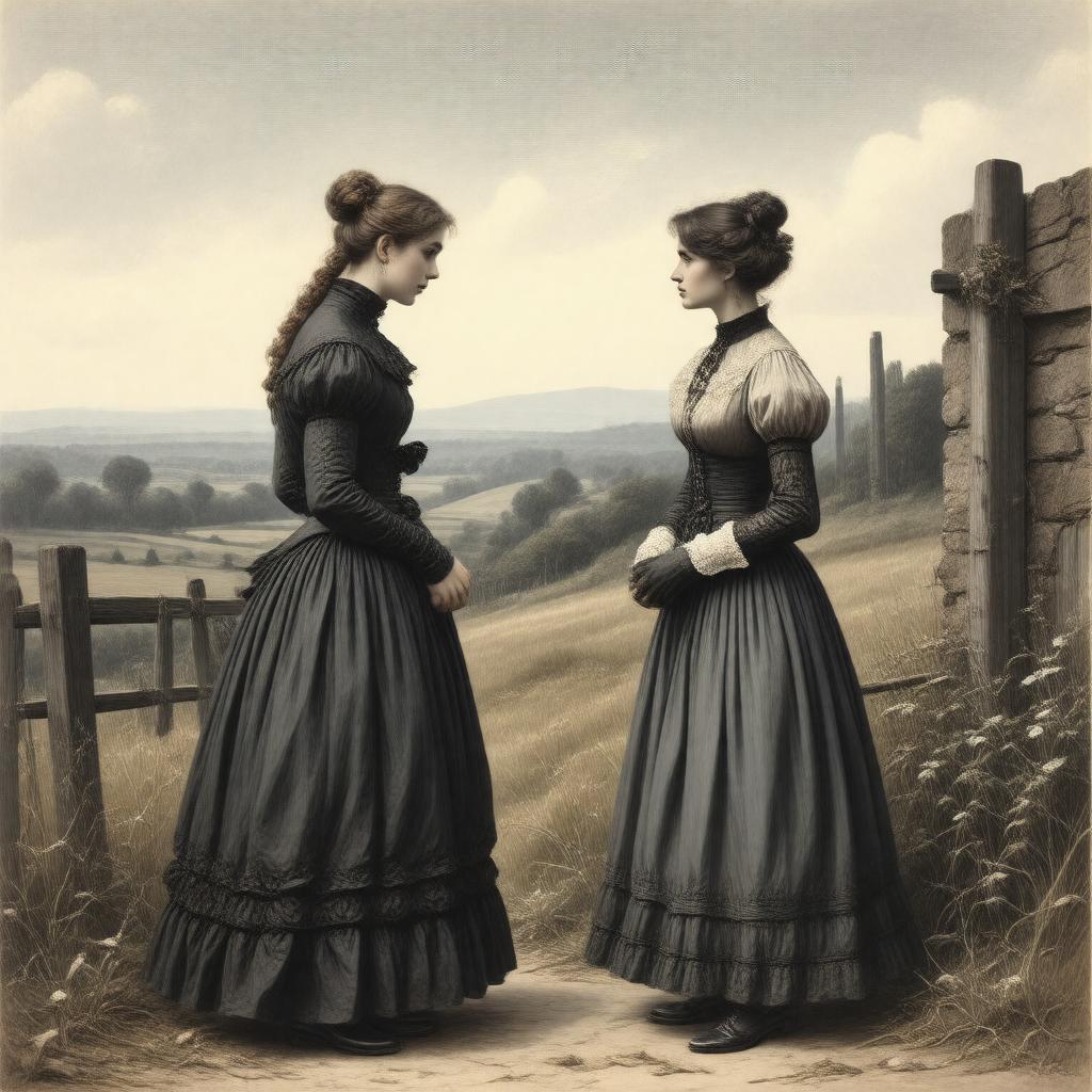 AI-created image of The Ruined Maid